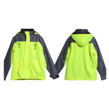 Safety Protective Clothing for Construction with Hoodie Drawstring